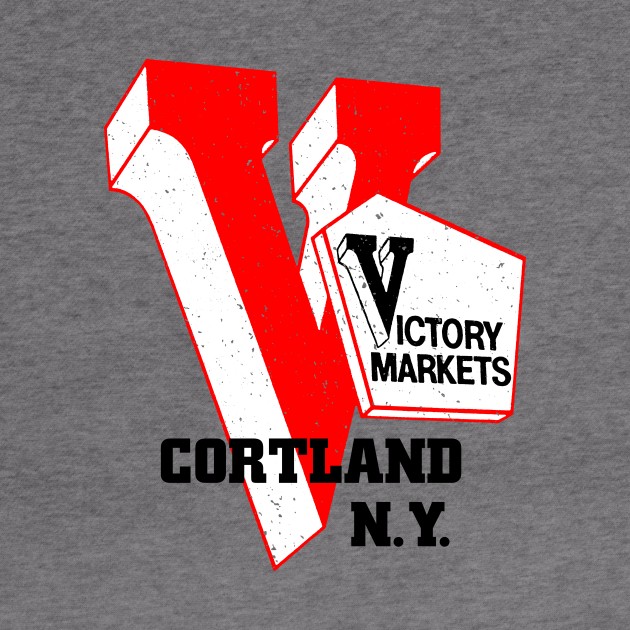 Victory Market Former Cortland NY Grocery Store Logo by MatchbookGraphics